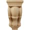 Ekena Millwork 3 1/2"W x 3"D x 7"H Small Traditional Corbel, Cherry CORW03X03X07TRCH - alternate 2